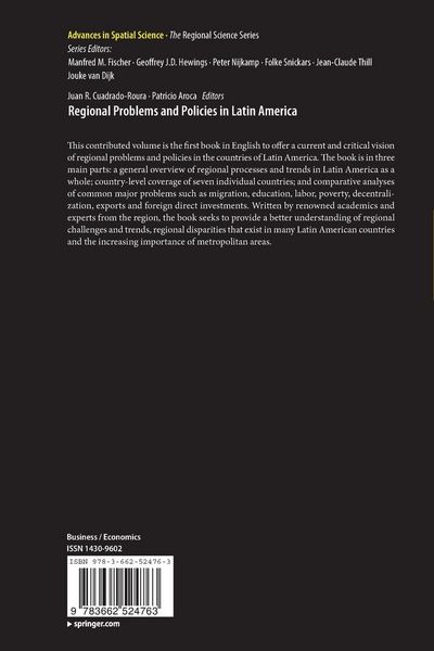 Produktbild: Regional Problems and Policies in Latin America