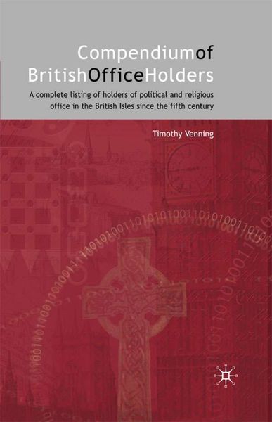 Produktbild: Compendium of British Office Holders