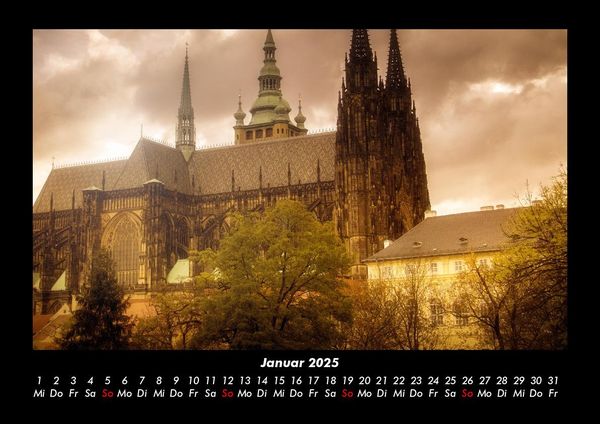 Produktbild: Prag 2025 Fotokalender DIN A3