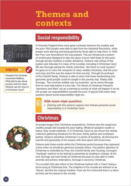 Produktbild: A Christmas Carol AQA English Literature
