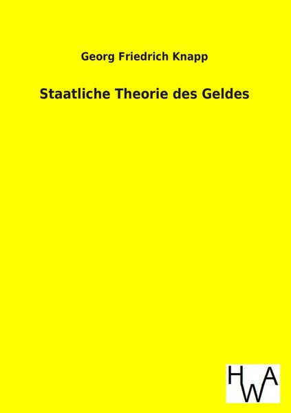 Produktbild: Staatliche Theorie des Geldes