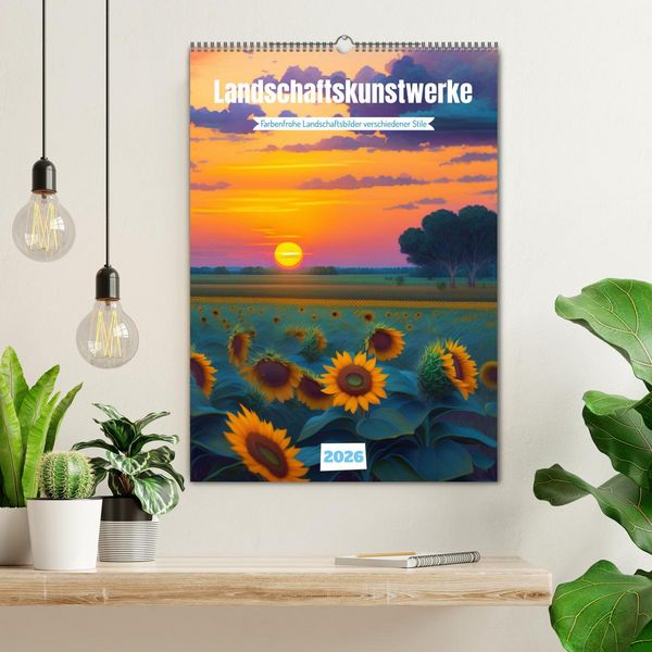 Produktbild: Sch&ouml;ne Landschaften (Wandkalender 2026 DIN A2 hoch), CALVENDO Monatskalender