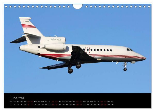 Produktbild: Bizjets (Wall Calendar 2026 DIN A4 landscape), CALVENDO 12 Month Wall Calendar