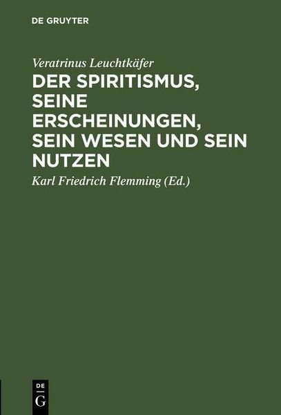 Produktbild: Der Spiritismus, seine Erscheinungen, sein Wesen und sein Nutzen