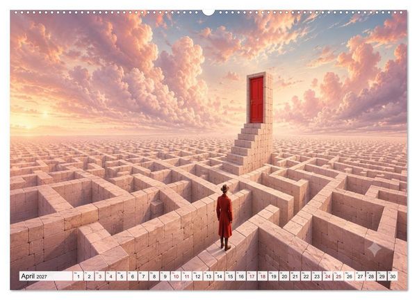 Produktbild: Zwischen Ausgang und Unendlichkeit (Wandkalender 2027 DIN A2 quer), CALVENDO Monatskalender