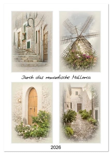 Produktbild: Durch das romantische Mallorca (Wandkalender 2026 DIN A3 hoch), CALVENDO Monatskalender