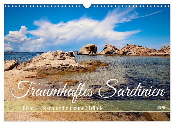 Produktbild: Traumhaftes Sardinien (Wandkalender 2026 DIN A3 quer), CALVENDO Monatskalender