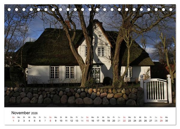 Produktbild: Friesenh&auml;user (Tischkalender 2026 DIN A5 quer), CALVENDO Monatskalender