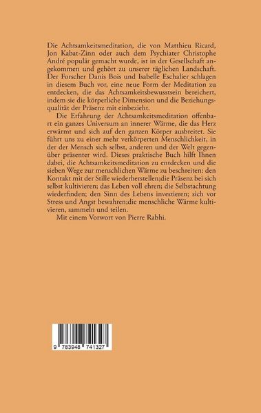 Produktbild: Die Meditation des vollen Gewahrseins