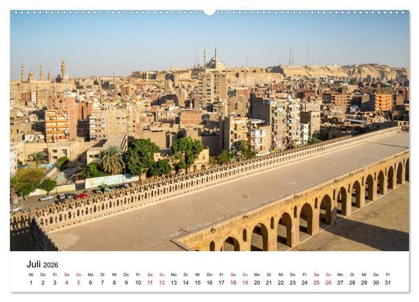 Produktbild: Kairo ganz nah (Wandkalender 2026 DIN A2 quer), CALVENDO Monatskalender