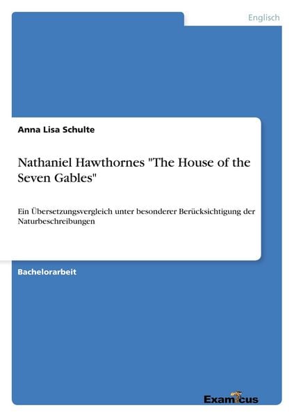 Produktbild: Nathaniel Hawthornes "The House of the Seven Gables"