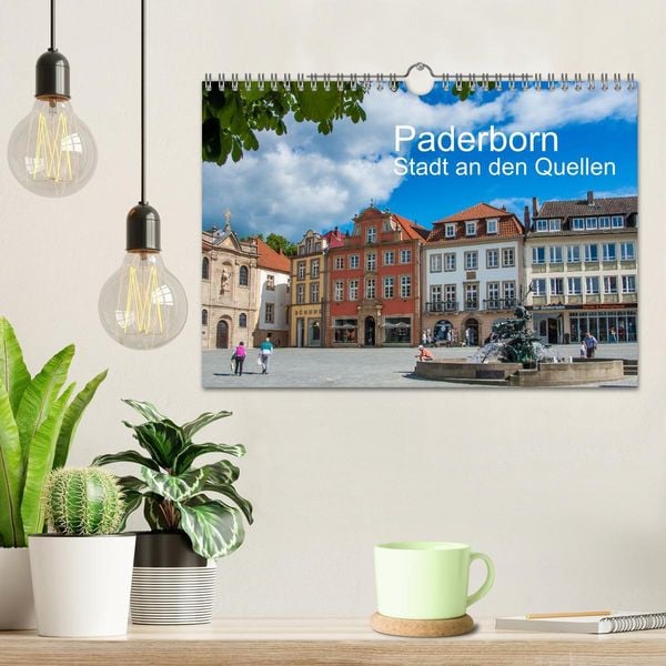Produktbild: PADERBORN - Stadt an den Quellen (Wandkalender 2026 DIN A4 quer), CALVENDO Monatskalender
