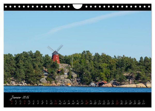 Produktbild: Stockholm und seine Sch&auml;ren (Wandkalender 2026 DIN A4 quer), CALVENDO Monatskalender