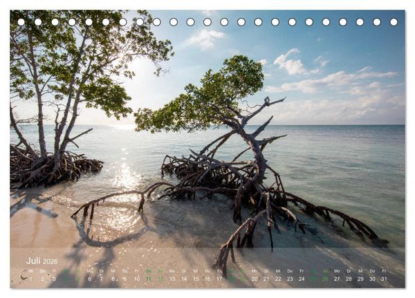 Produktbild: KUBA - Eine Zeitreise (Tischkalender 2026 DIN A5 quer), CALVENDO Monatskalender