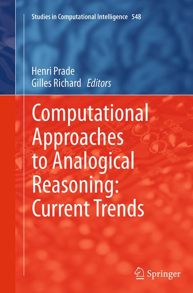Produktbild: Computational Approaches to Analogical Reasoning: Current Trends