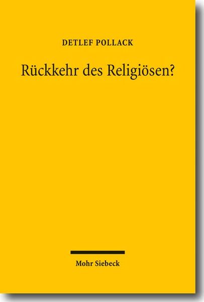 Produktbild: Rückkehr des Religiösen?
