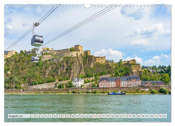 Produktbild: Koblenz Stadtansichten (Wandkalender 2026 DIN A3 quer), CALVENDO Monatskalender