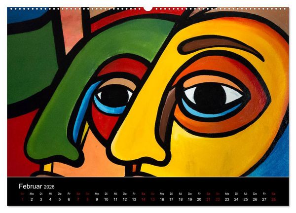 Produktbild: Graffiti und Street Art in La Paz (Wandkalender 2026 DIN A2 quer), CALVENDO Monatskalender