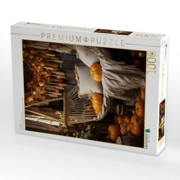 Produktbild: CALVENDO Puzzle K&uuml;rbiszeit | 1000 Teile Lege-Gr&ouml;&szlig;e 64x48cm Foto-Puzzle f&uuml;r gl&uuml;ckliche Stunden