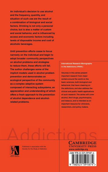 Produktbild: Alcohol and the Community