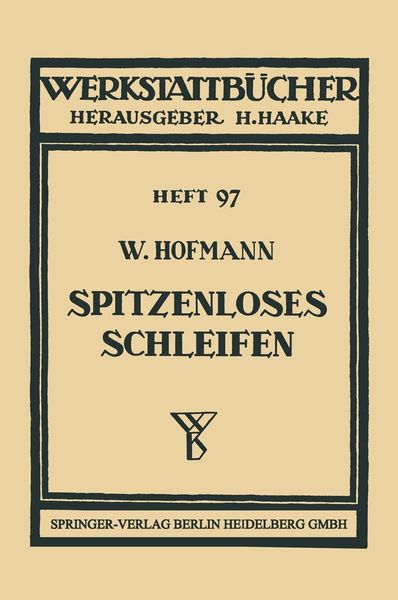 Produktbild: Spitzenloses Schleifen