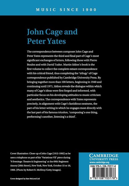 Produktbild: John Cage and Peter Yates