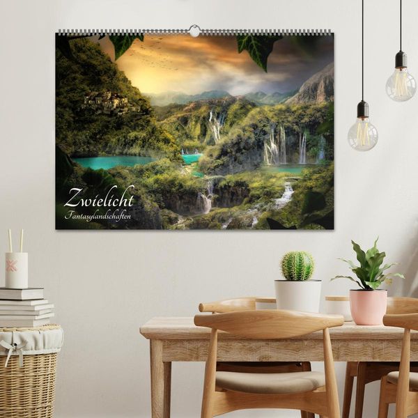 Produktbild: Zwielicht - Fantasylandschaften (Wandkalender 2026 DIN A2 quer), CALVENDO Monatskalender