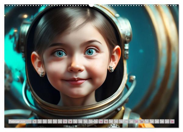 Produktbild: Starke M&auml;dchen - Steampunk Welten (Wandkalender 2026 DIN A2 quer), CALVENDO Monatskalender