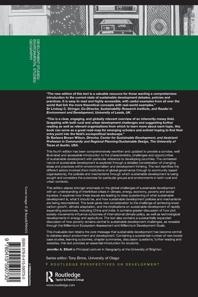 Produktbild: An Introduction to Sustainable Development