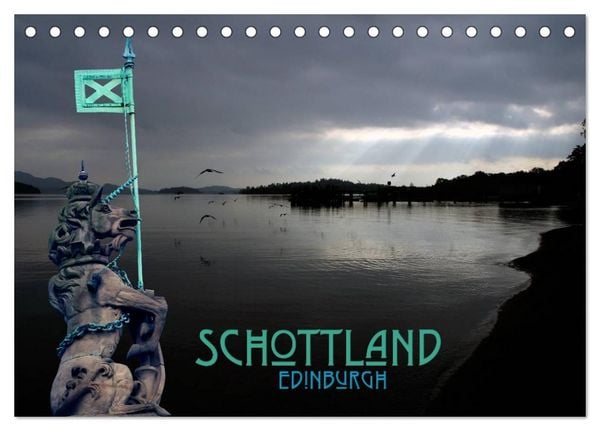Produktbild: Schottland und Edinburgh (Tischkalender 2026 DIN A5 quer), CALVENDO Monatskalender