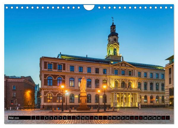 Produktbild: Ein Wochenende in Riga (Wandkalender 2026 DIN A4 quer), CALVENDO Monatskalender