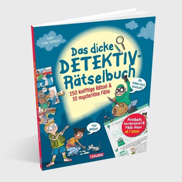 Produktbild: Das dicke Detektiv-R&auml;tselbuch