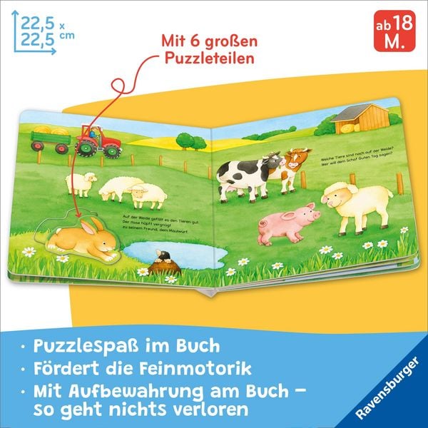 Produktbild: Mein liebstes Puzzle-Spielbuch - Tiere