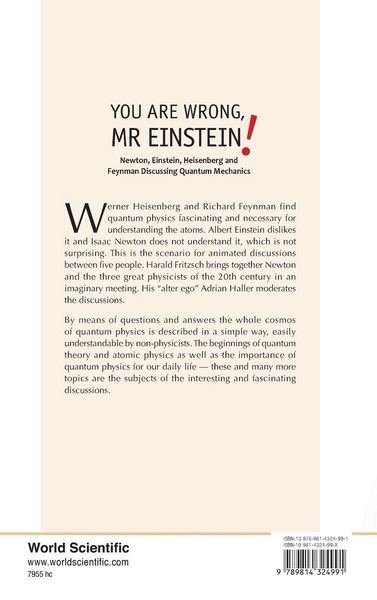 Produktbild: You Are Wrong, Mr Einstein!