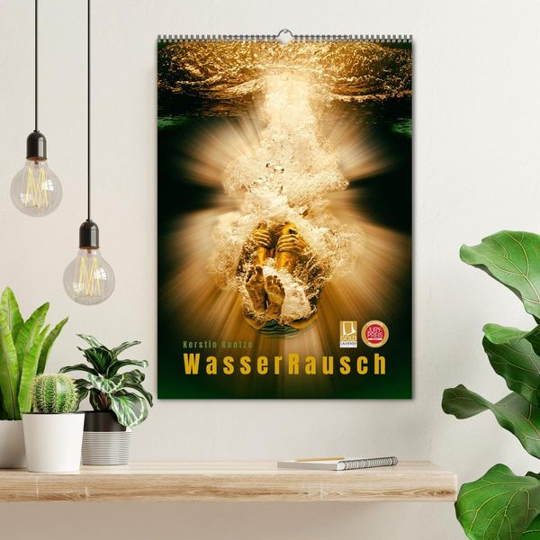 Produktbild: WasserRausch (Wandkalender 2026 DIN A2 hoch), CALVENDO Monatskalender