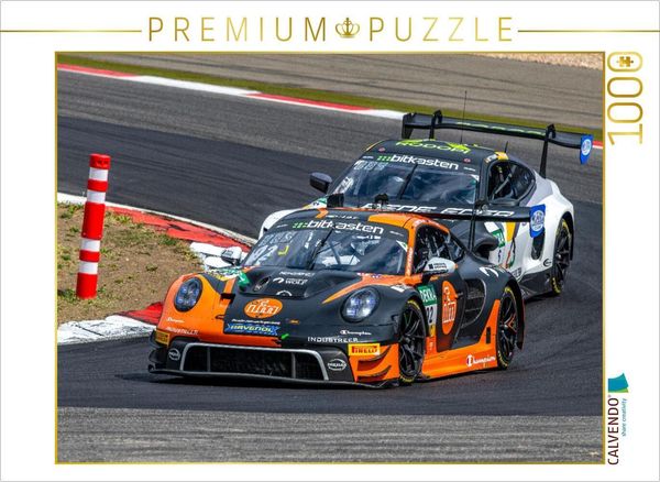 Produktbild: CALVENDO Puzzle Huber Racing / Porsche 911 GT3 R | 1000 Teile Lege-Gr&ouml;&szlig;e 64x48cm Foto-Puzzle f&uuml;r gl&uuml;ckliche Stunden