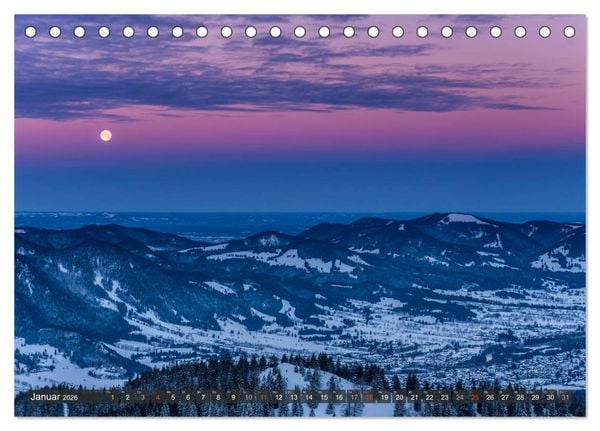 Produktbild: Himmelslichter - Mond und Sterne (Tischkalender 2026 DIN A5 quer), CALVENDO Monatskalender