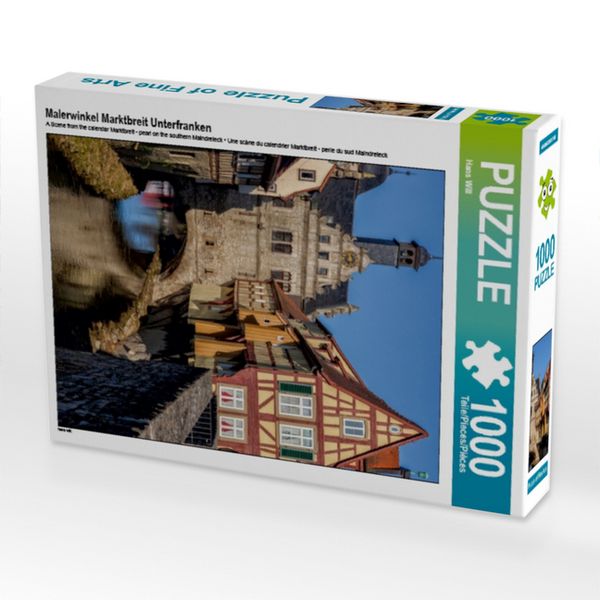 Produktbild: CALVENDO Puzzle Malerwinkel Marktbreit Unterfranken | 1000 Teile Lege-Gr&ouml;&szlig;e 64x48cm Foto-Puzzle f&uuml;r gl&uuml;ckliche Stunden