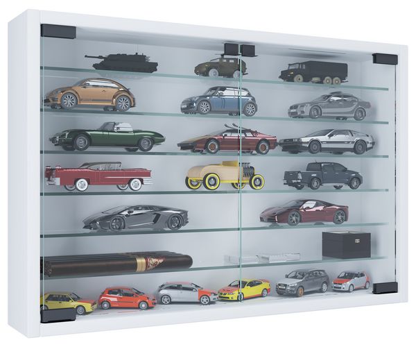 Produktbild: H&auml;ngevitrine Wandvitrine Sammel Deko Mandosa XL