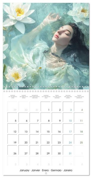 Produktbild: Soft and full of harmony - lightful (Wall Calendar 2026 12 &times; 12 Inch) CALVENDO 12 Month Wall Calendar