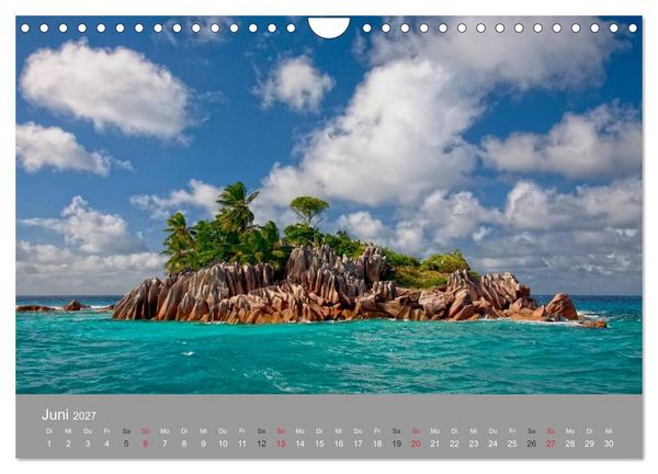 Produktbild: Seychellen (Wandkalender 2027 DIN A4 quer), CALVENDO Monatskalender