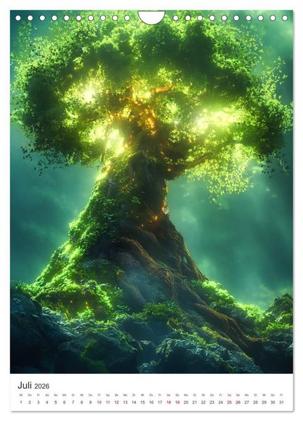Produktbild: Midgard - Mythische Landschaften des Nordens (Wandkalender 2026 DIN A4 hoch), CALVENDO Monatskalender