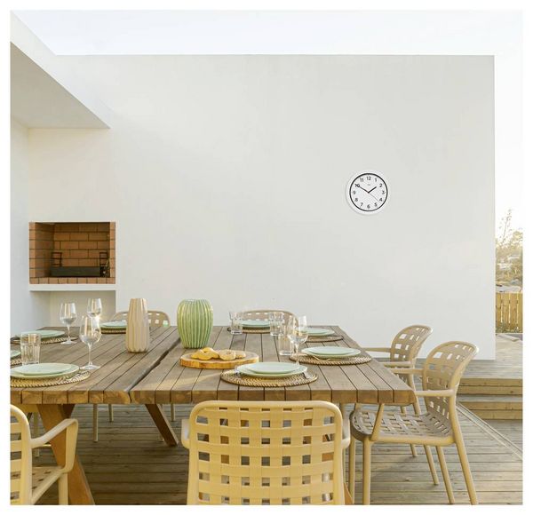 Produktbild: TFA Dostmann 60.3078.02 Quarz Outdooruhr 33mm x 52mm Wei&szlig; spritzwassergesch&uuml;tzt