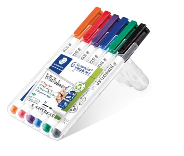 Produktbild: STAEDTLER Whiteboard-Marker Lumocolor whiteboard pen 301, 6er Set