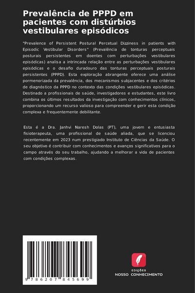 Produktbild: Preval&ecirc;ncia de PPPD em pacientes com dist&uacute;rbios vestibulares epis&oacute;dicos