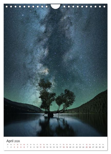Produktbild: Milchstra&szlig;e - Unsere faszinierende Galaxie. (Wandkalender 2026 DIN A4 hoch), CALVENDO Monatskalender