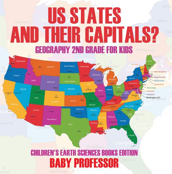 Produktbild: US States And Their Capitals: Geography 2nd Grade for Kids | Children's Earth Sciences Books Edition