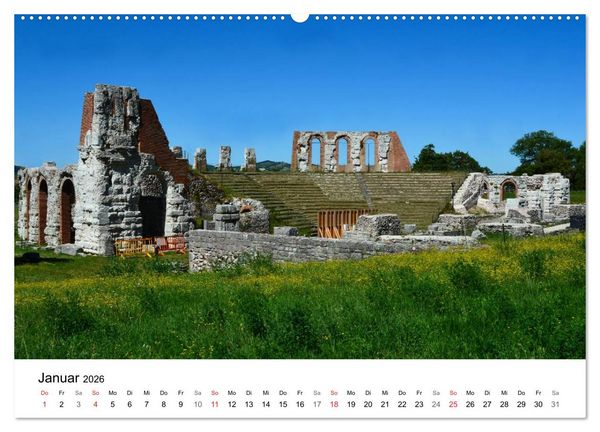 Produktbild: Gubbio - die mittelalterliche Stadt in Umbrien (Wandkalender 2026 DIN A2 quer), CALVENDO Monatskalender