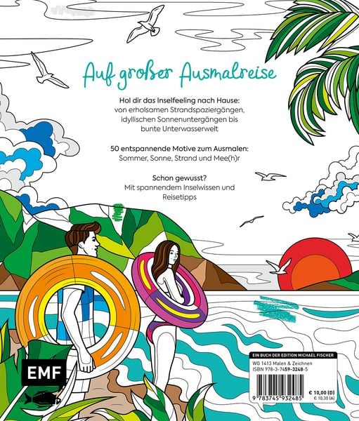 Produktbild: Ausmalreise Inselgl&uuml;ck