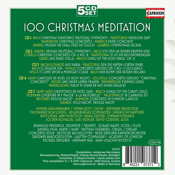 Produktbild: Wiener S&auml;ngerknaben/Thomanerchor Leipzig: 100 Christmas Medi